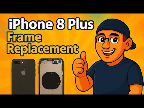 iPhone 8 Plus Full Housing Rebuild | Frame & Battery Replacement – Before & After!