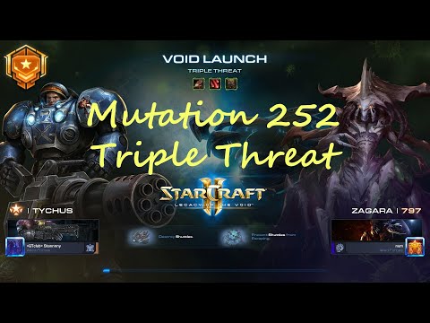 StarCraft 2 Co-Op Mutation 252 - Triple Threat Tychus Brutal with Bonus