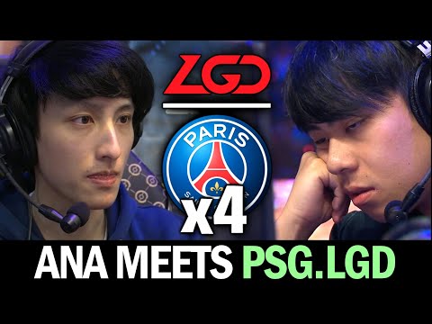 ANA meets 4x PSG.LGD players SEA Ranked - Carry Build Mirana vs Morphling