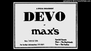 Devo - Too Much Paranoias - Live November 15th, 1977