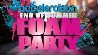 ACCELERATION FOAM PARTY - Ft DBC (PROMO VIDEO)| Friday 13th September | THE KAFF, WIGAN