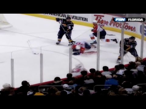 That time Richard Zednik got his neck cut open (2008) (graphic)