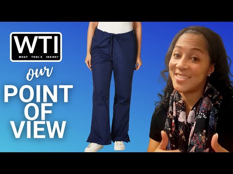 Cherokee Women's Flare Scrub Pants - WTI product video review