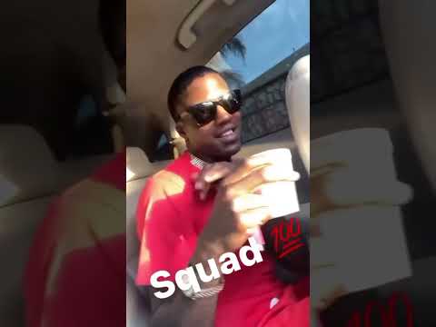 Toonchie5 listening to "Hitman Richman" while in the car [Instagram Story]