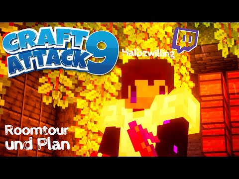 CraftAttack 9: Mein HAUS und mein MEGABUILD Plan! 🛠⚔ | Halbzwilling