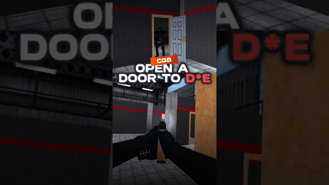Open a door to d*e | CQB Tutorial #tactical #cqb #milsim #tacticalassaultvr