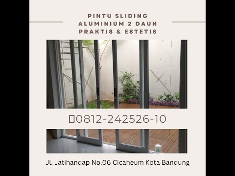 Tutorial Pasang Jendela Aluminium
