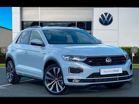 Approved Used Volkswagen T-Roc R-Line 2.0 TDI 150ps White Silver | Wrexham Volkswagen