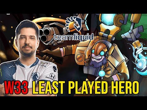 W33 Practise His Least Played Hero.
