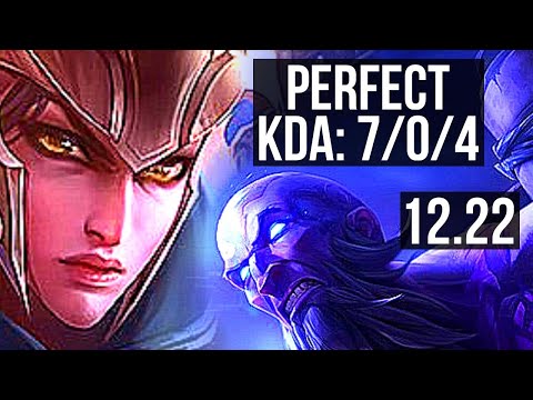 QUINN vs RYZE (TOP) | 7/0/4, Godlike, 800K mastery | KR Diamond | 12.22