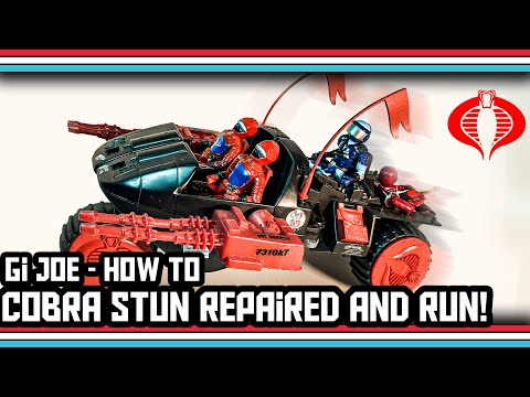 Gi Joe Cobra Stun Repair and Battle! - How to