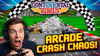 Continental Circus - Complete Gameplay - All Tracks Raced  (Arcade)