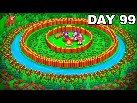 I Built 99 Nights In The Forests Safest Base...