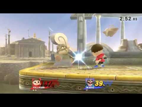 Super Smash Bros Wii U Online - Villager vs. Wario
