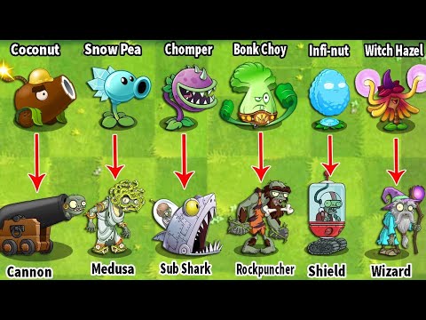 PvZ 2 Discovery Funny - Plants & Zombies Have Similar Skills (Part 2)