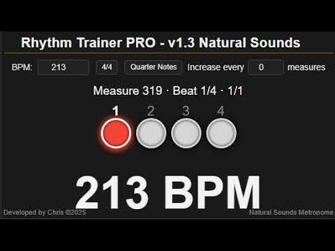 Metronome 213 BPM