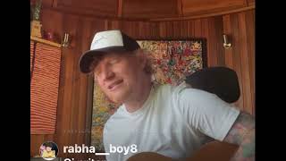 Runaway - Ed Sheeran -  Multiply Insta Live 20/04/24