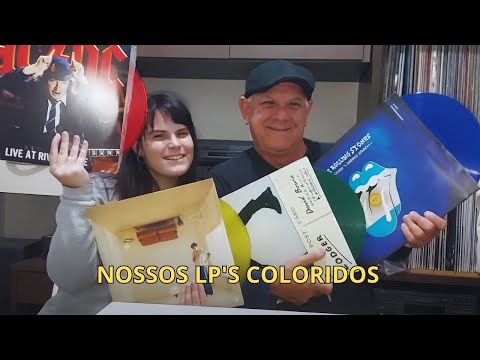 NOSSOS DISCOS DE VINIL COLORIDOS