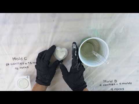 How to make your own rocks with Divine Specks molds. Easy Tutorial!