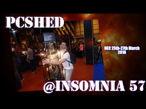 PcShed @Insomnia 57 Biggest Gaming Festival - Countdown to Launch for the weekend!