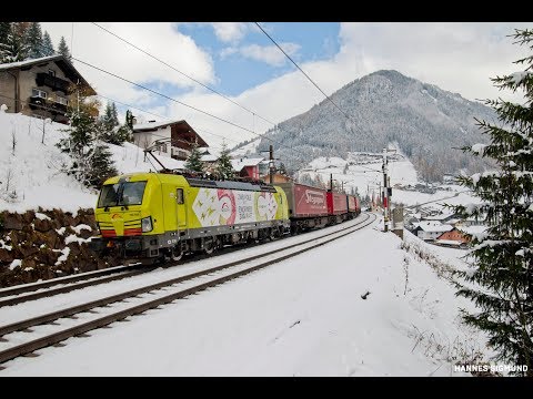 Winterliche Brennerbahn: In Mauls und St. Jodok mit TXL, Lomo und vielem mehr