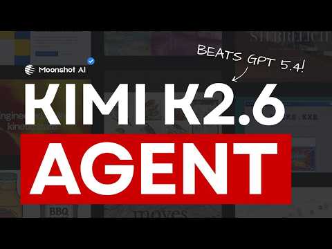 Kimi K2.6: NEW Open Source Model BEATS Claude & GPT-5.4!