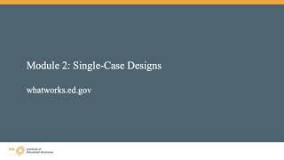 Download Lagu WWC Single Case Design Training, Module 2: Single-Case Designs Thumbnail
