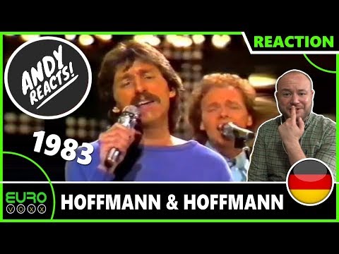 ANDY REACTS! Hoffmann & Hoffmann - 'Rücksicht' (Germany 1983) EUROVISION REACTION!