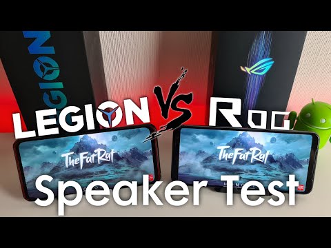Lenovo Legion vs Asus Rog Phone 3 Speaker Test