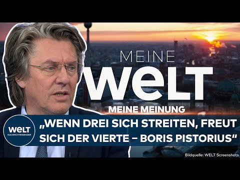 AMPEL-AUS: Kritik am Kanzler! "Wenn drei sich streiten, freut sich der Vierte – Boris Pistorius"
