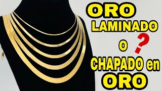 Que es Oro laminado y chapado en oro. Que es mejor oro laminado o chapa de oro