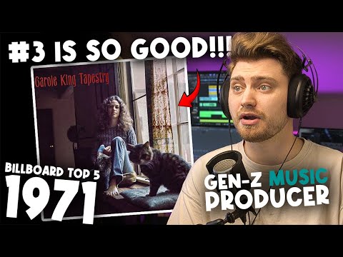 Billboard Top 5 Songs from 1971 | Gen-Z Music Producer Reaction