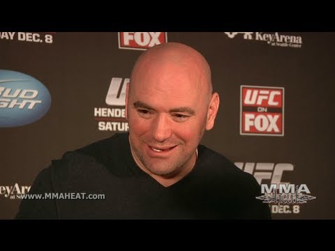 Dana White UFC on FOX 5 Media Scrum: Rousey Fight, GSP vs Diaz, Pot As PED + Anderson Silva