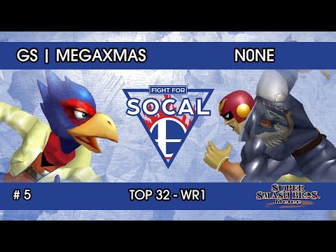 Fight For SoCal 5 - GS | MegaXmas (Falco) VS n0ne (Captain Falcon) - SSBM - Top 32 - Winners Round 1