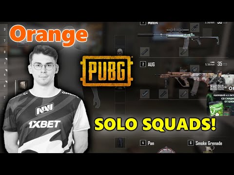 Orange - SOLO SQUADS! - AUG + Mini14 - PUBG