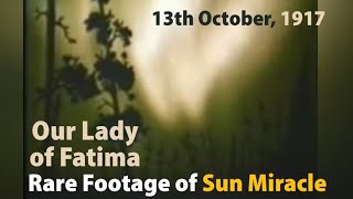 Seltene & atemberaubende Aufnahmen des Fatima-Sonnenwunders & kraftvolle Kommentierung durch einen Frater!