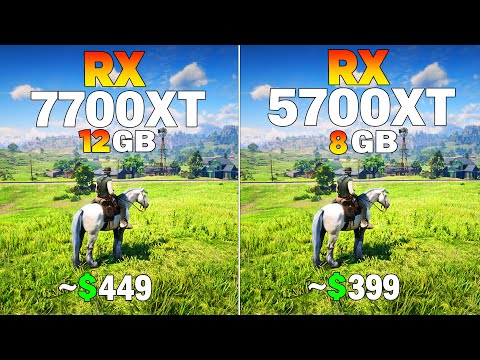 RX 7700 XT vs RX 5700 XT - Test in 8 Games