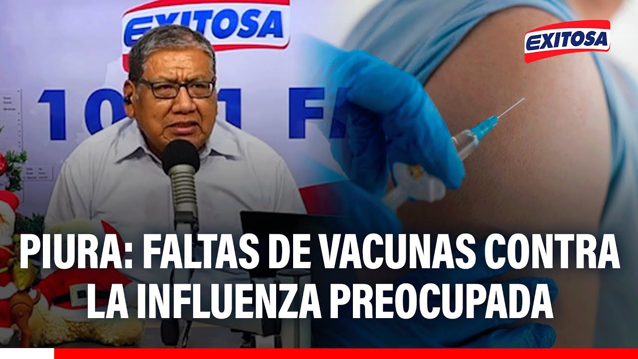 🔴🔵 Piura: Faltas de vacunas contra la influenza preocupada