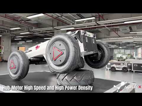 Hunter SE Unboxing - Simple design, High Performance, Load 50 kg , 4.8 m/s Speed, Supports ROS!
