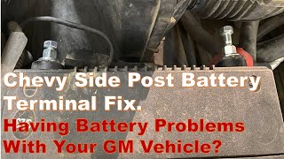 How to fix side post battery cable bolts. Detailed How To. Explanation of side post battery problems