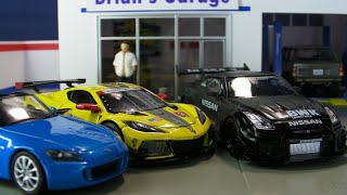 Mini GT Honda S2000(Blue) + Chevy Corvette C8.R #3 + LB Nissan 35GT-RR 開箱
