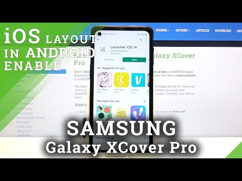 How to Apply iOS Launcher in Samsung Galaxy XCover Pro – Apple Layout on Android