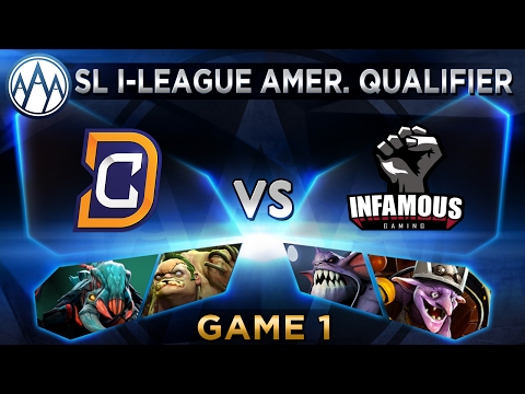 DC vs Infamous Game 1 - SL i-League Americas Qualifier - BO2 w/ @DakotaCox @Rimedota