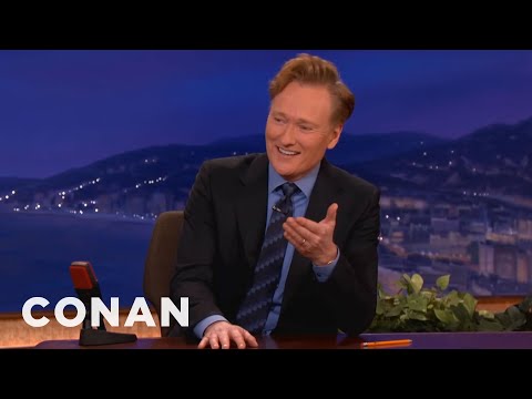 Conan Gets Annoyed By Technical Difficulties | CONAN on TBS