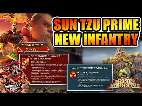 New Infantry Release: Sun Tzu Prime & Ivar - Rise of Kingdoms