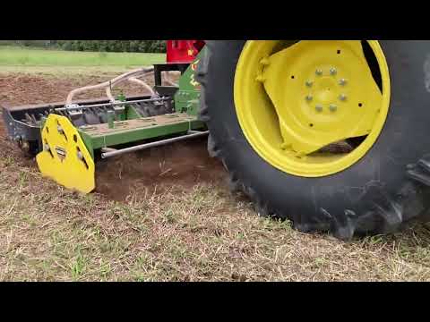 Celli power Harrow and Apv air seeder slow motion