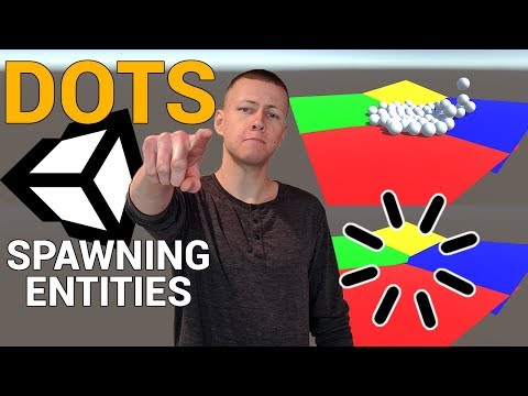 How to Spawn and Destroy Entities from MonoBehaviours - Unity DOTS/ECS Tutorial [Old Version of ECS]