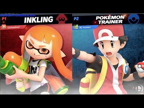 Inkling (Unleashed) vs PKMN Trainer (Nj Ivysaur) | Super Smash Bros Ultimate