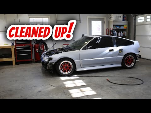 1989 CRX Rescue Part 17 - Garage Cleanup