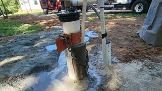 Fixing Muddy Well Water. Well Liner Final Process